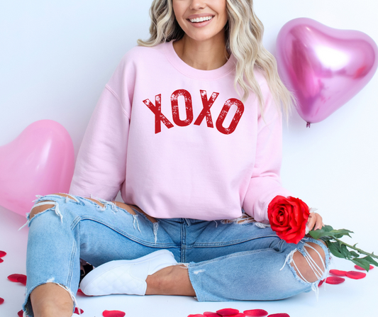 Light Pink XOXO Sweatshirt