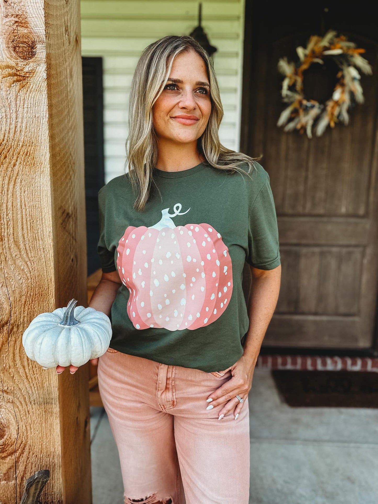 Blush Pumpkin Tee