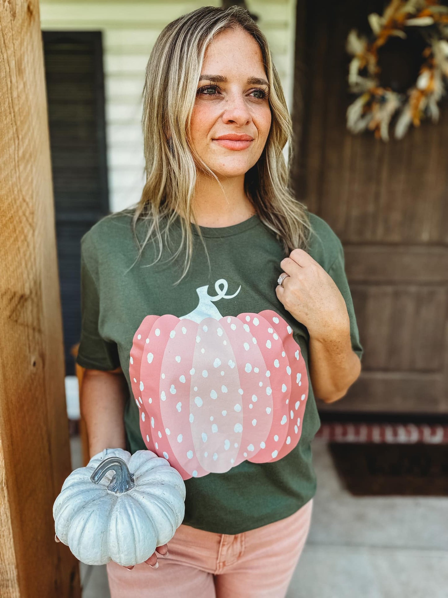 Blush Pumpkin Tee