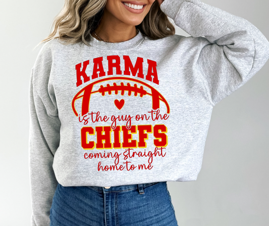 Karma Football Sweatshirt