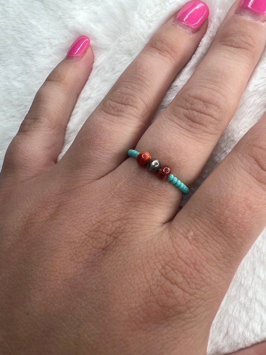 Turquoise Sunshine Wrap Ring