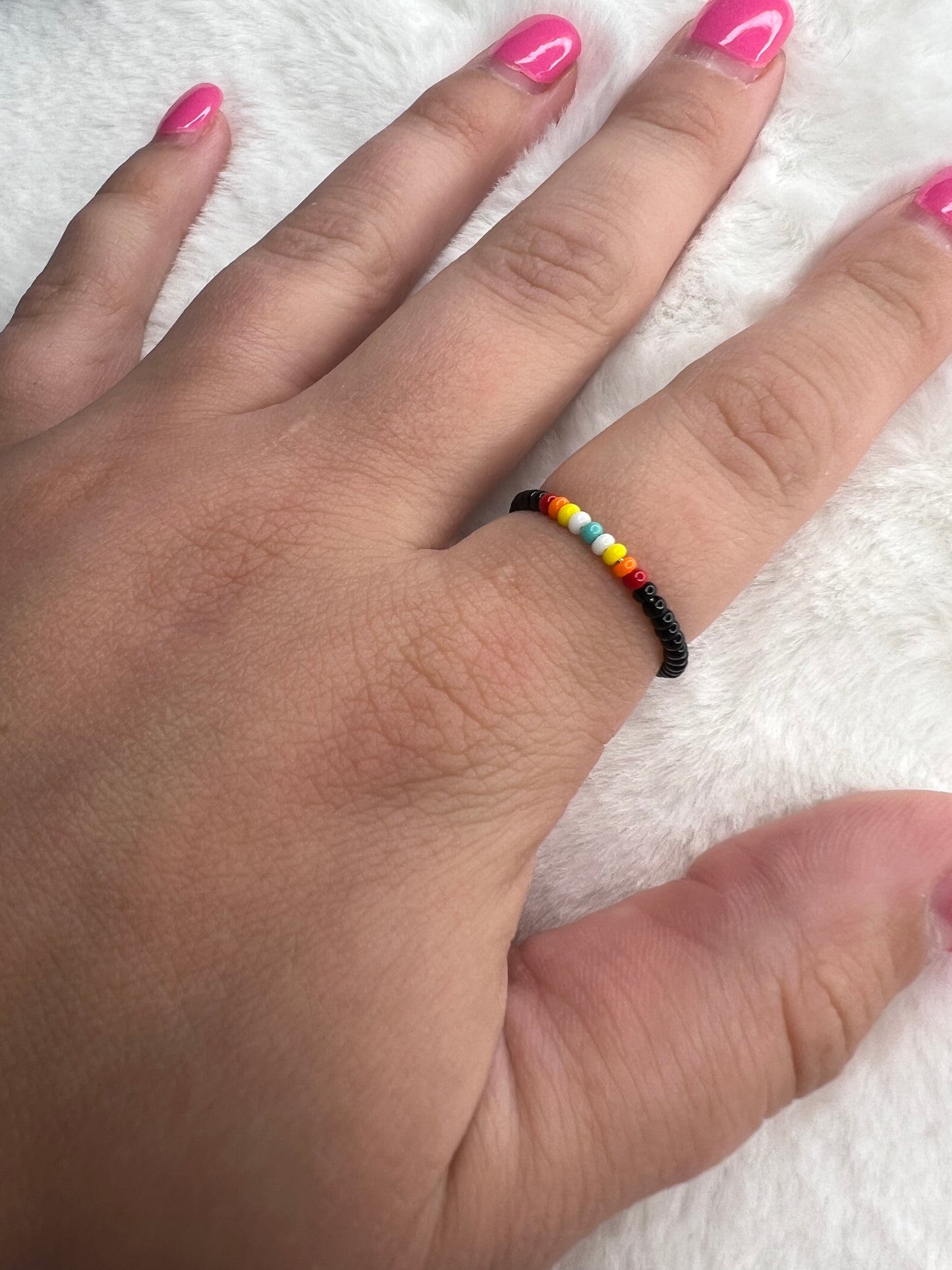 Black Serape Wrap Ring