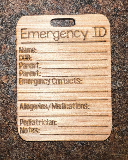 Emergency ID Tags