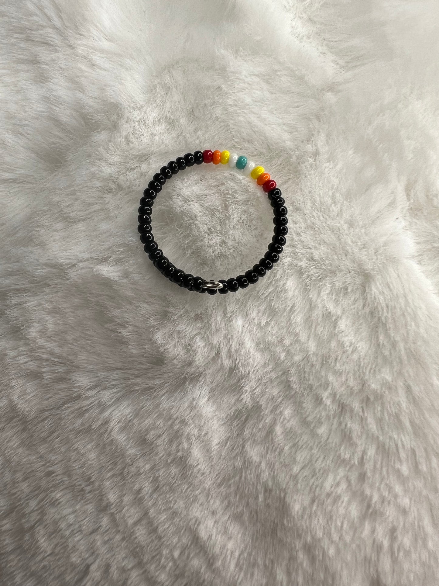 Black Serape Wrap Ring