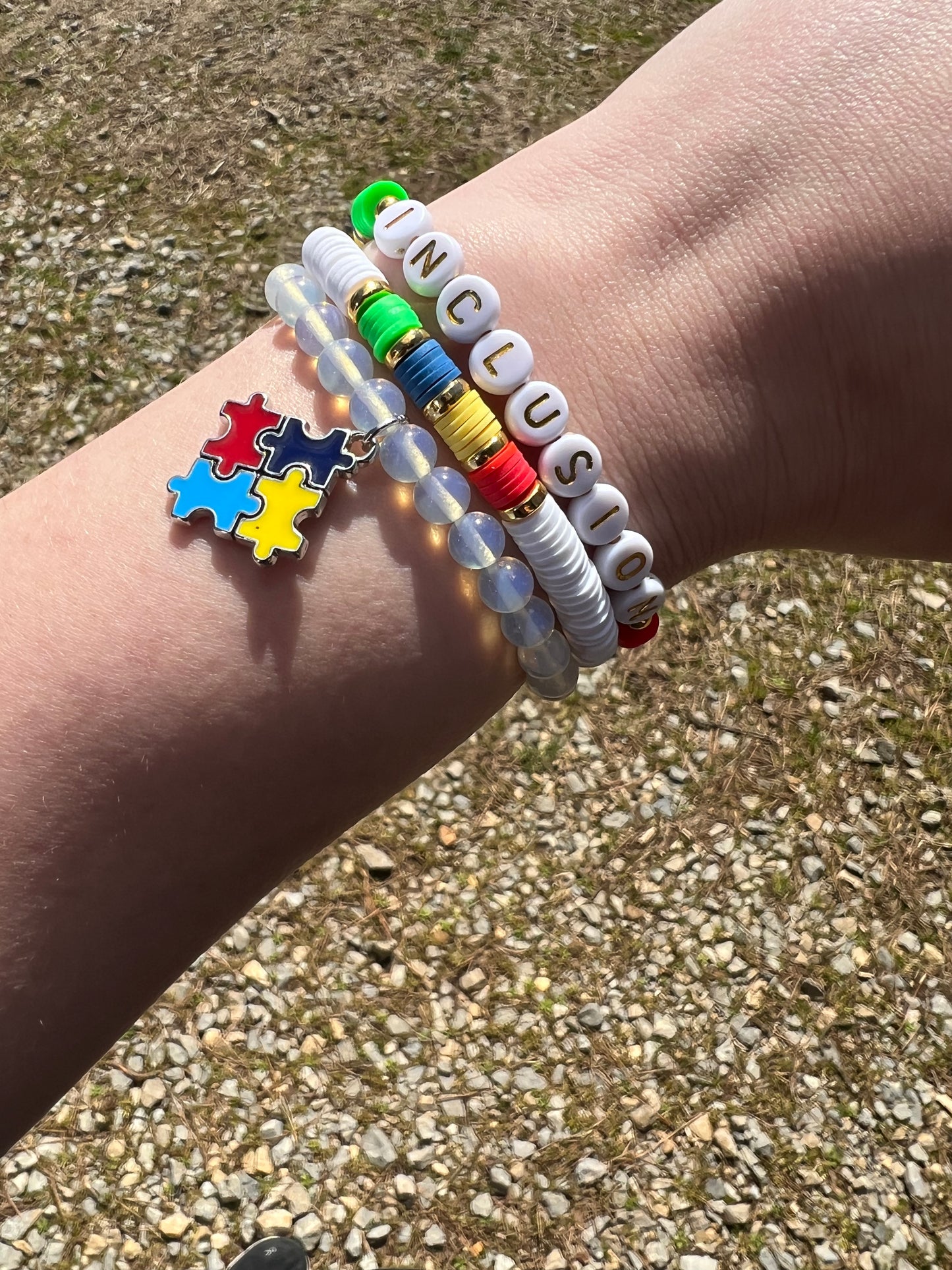 Autism Awareness Bracelet Set